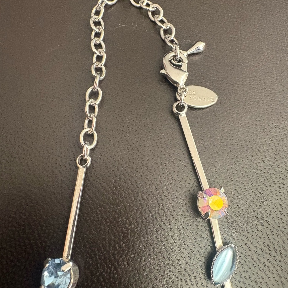 Lia Sophia Blue and Yellow Necklace Set - Picture 4 of 5
